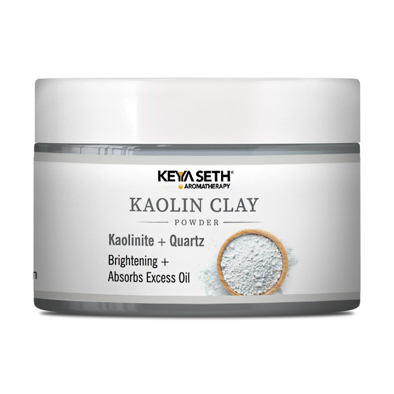 Kaolin Clay Powder Face Pack For Women & Men, Brightening + Absorbs Excess Oil