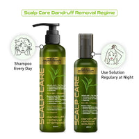 Anti Dandruff Treatment Kit–Shampoo & Solution with Salicylic, Tea Tree & Pentavitin - Keya Seth Aromatherapy