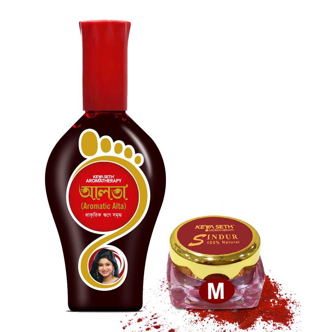 Aromatic Aalta 1Pcs +100% Natural Aromatic Maroon Dust Sindoor 1Pcs