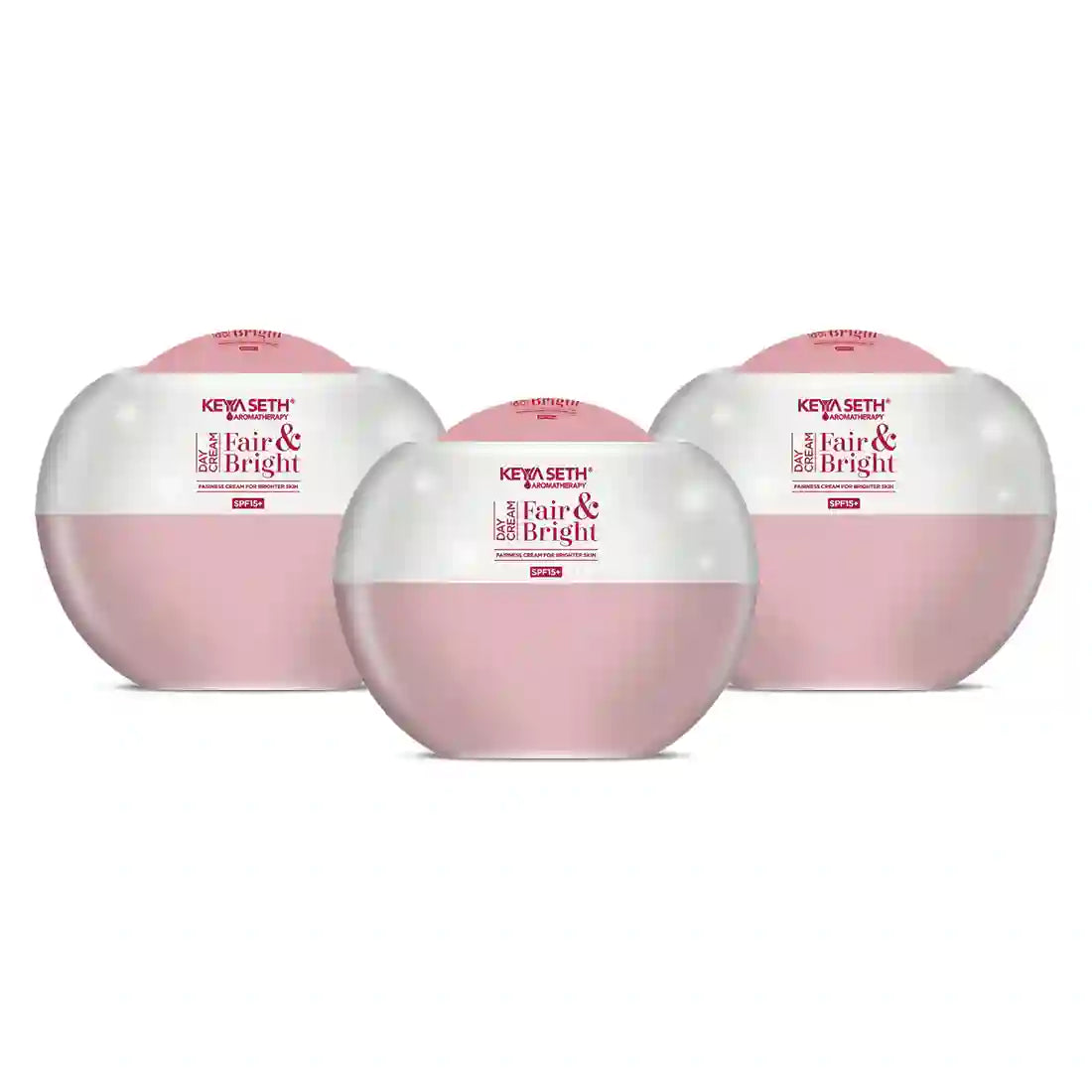 Fair & Bright Day Cream SP15+, Skin Brightening & Whitening, with Vitamin C, B3 & B6 Moisturizer with Lavender & Geranium Essential Oil - Keya Seth Aromatherapy