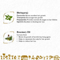 Tribal Essence Hair Growth Oil,Adivasi Herbal Hair Oil,Bhringraj, Amla, Methi, Rosemary Essential Oil, Bramhi, Nagarmotha, Jatamanshi, Lemongrass Essential Oil, Reduces Dandruff for Men & Women - Keya Seth Aromatherapy