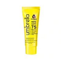 Umbrella Sunscreen Solution Protex SPF 75 Broad Spectrum Protection, Hydrating, No White Cast, Lightweight Matte Finish with Sandalwood Oil - Keya Seth Aromatherapy