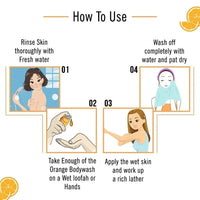Orange Bodywash with Orange Essential Oil & Vitamin C for Dry Skin – Refreshing, Hydrating Skin Conditioner - Keya Seth Aromatherapy